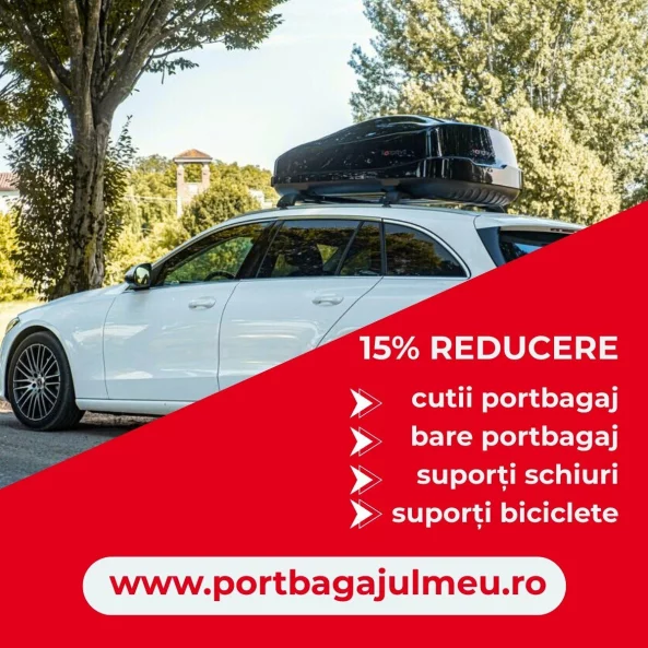 -15% la cutiile portbagaj 🚗