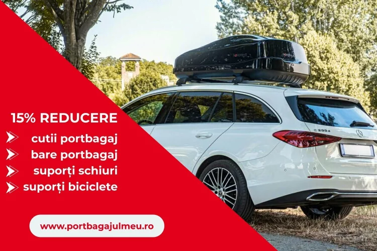 -15% la cutiile portbagaj 🚗
