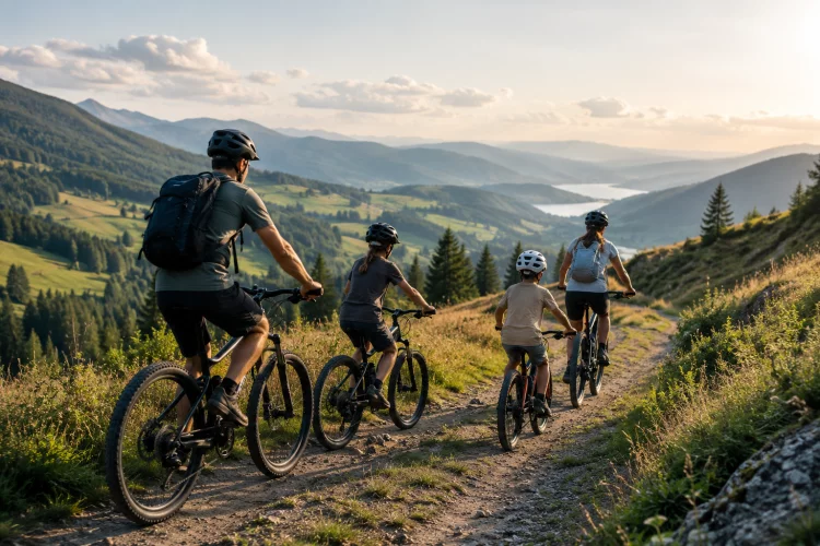 🚴 Aventurile în familie încep aici.