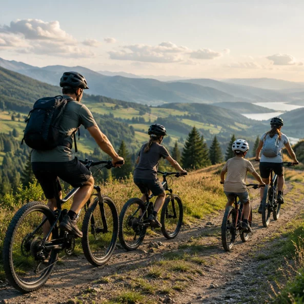 🚴 Aventurile în familie încep aici.