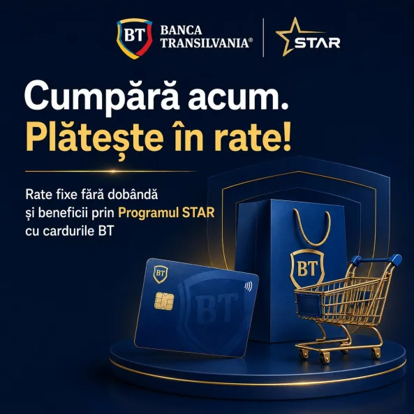 💳 Rate fără dobândă cu cardurile BT