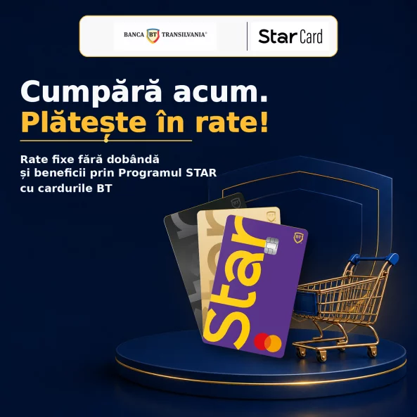 💳 Rate fără dobândă cu cardurile BT