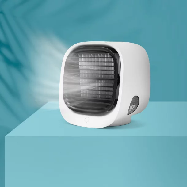Bewello - Mini-ventilator portabil cu funcţie de răcire - USB - Alb