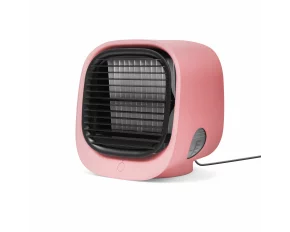 Bewello - Mini-ventilator portabil cu funcţie de răcire - USB - Roz