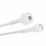 Cablu prelungitor pentru șirurile luminoase LED - IP44 - 5 m - alb