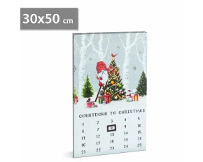 Calendar LED - 2 x AA, 30 x 50 cm