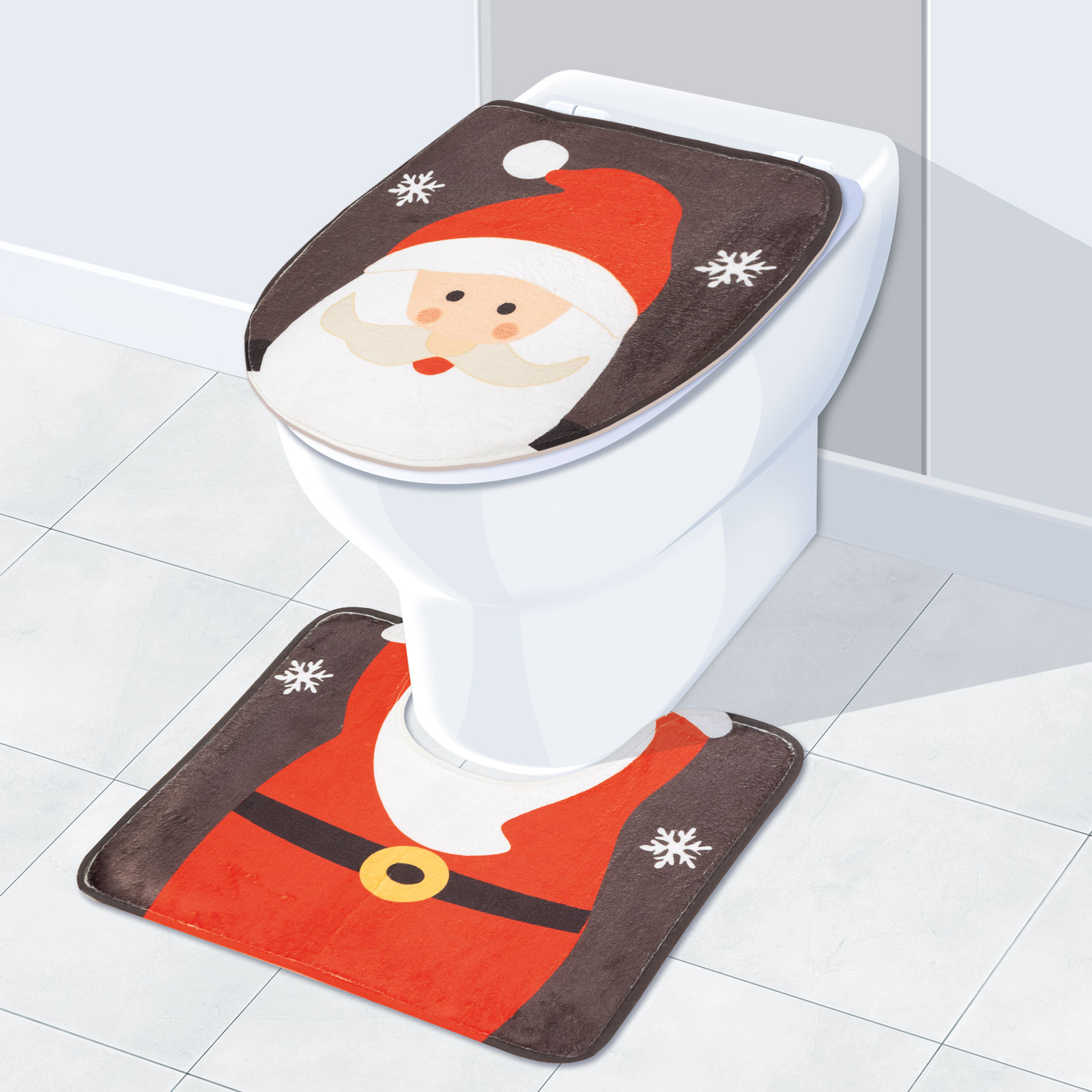 Capac de toaletă - model de Crăciun thumb