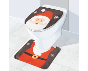 Capac de toaletă - model de Crăciun