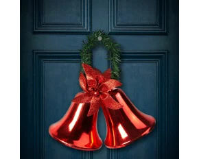 Decor de Crăciun - clopoțel- culoare roșie
