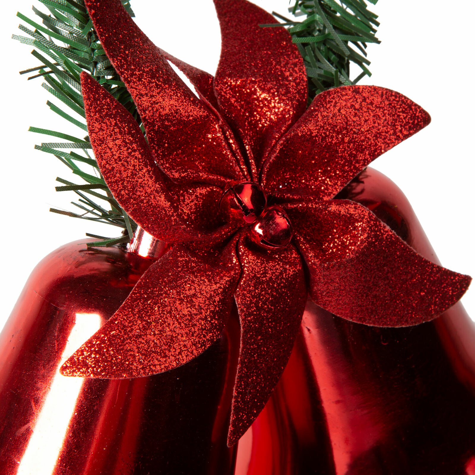 Decor de Crăciun - clopoțel- culoare roșie thumb