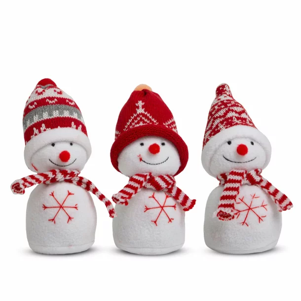 Decor de Crăciun - om de zăpadă - 20 cm - 3 tipuri