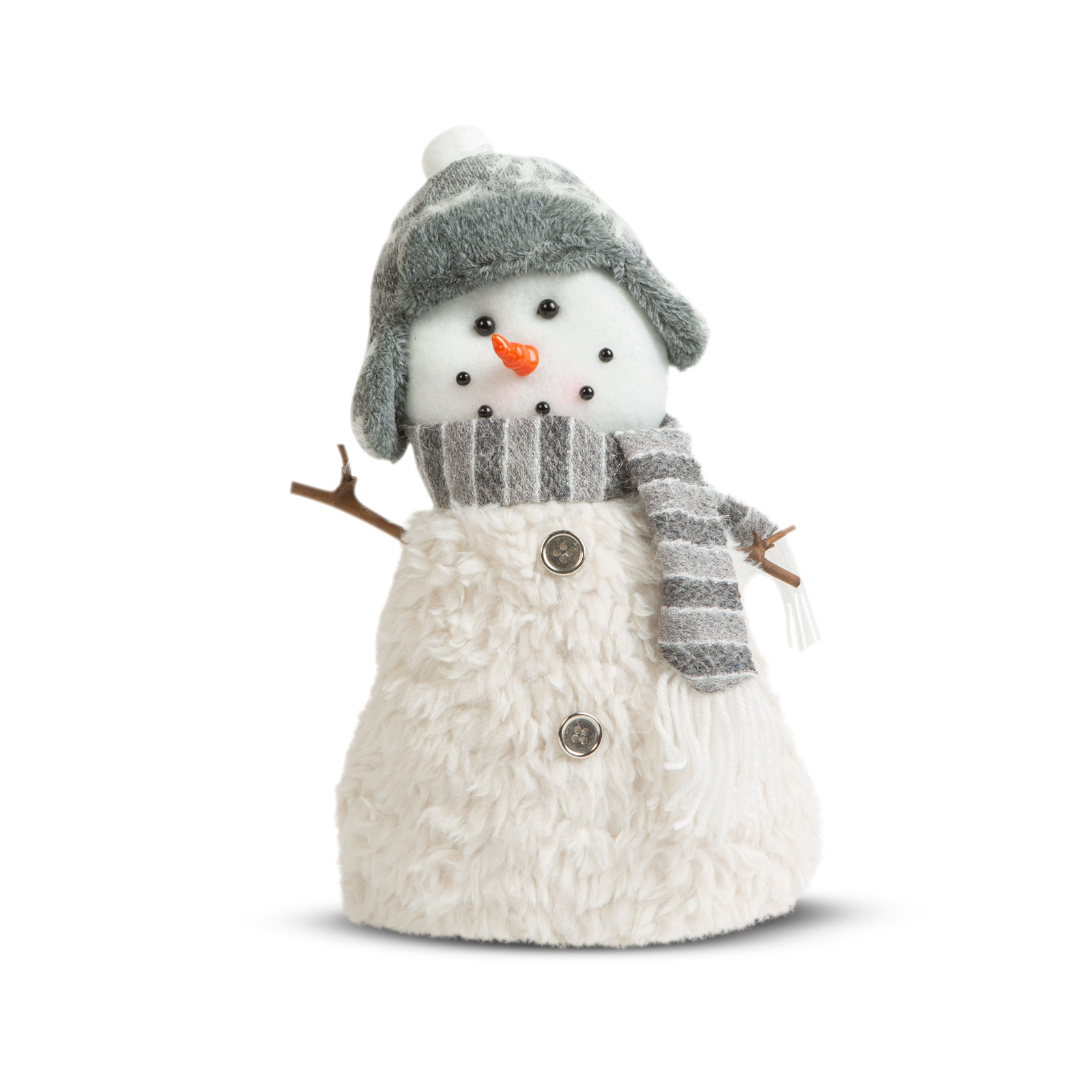Decor om de zăpadă - cu pălărie - 35 x 22 cm thumb
