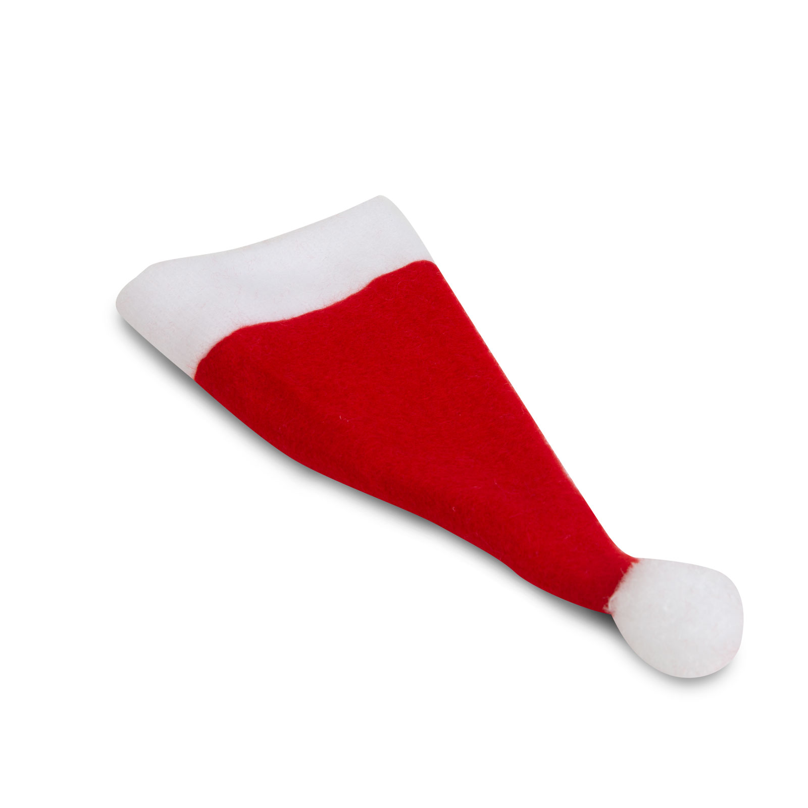 Decor tacâmuri de Crăciun - Pălărie de Moș Crăciun - 17 cm - 3 tipuri - 6 buc./pachet thumb
