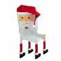 Decorațiuni pentru scaune - Moș Crăciun - 47 x 75 cm - roșu/alb
