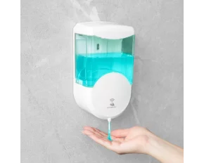 Dozator automat de săpun lichid Vog und Arths - 600 ml - de perete, cu baterie - alb