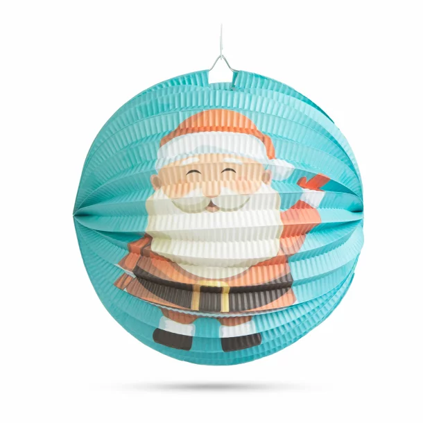 Felinar de Crăciun - model Moș Crăciun - 25 cm