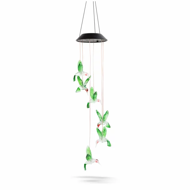 Lampa solara suspendată - Colibri - cu LED RGB - 78 x 12,5 cm