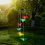 Lampă solară suspendată - fluturi - cu LED RGB - 78 x 12,5 cm