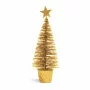 Mini decor pin artificial - sclipici - 18 cm - 4 culori