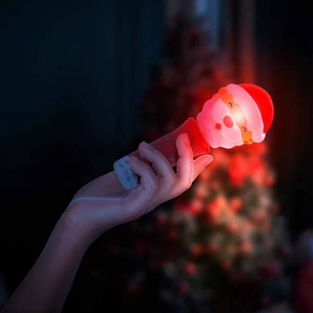 Mini-felinar de Crăciun - cu LED - 13,5 cm - 3 feluri