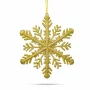 Ornament de Crăciun - cristal de gheață auriu - 29 x 29 x 1 cm