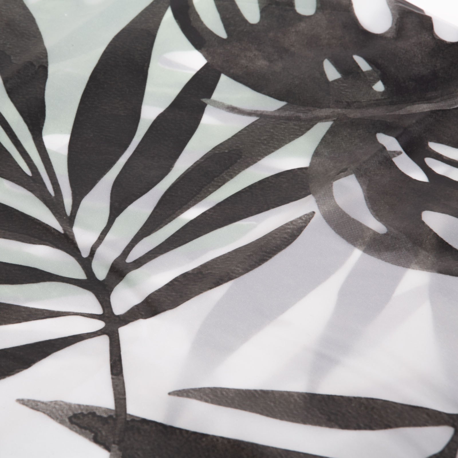 Perdea de duș - model frunze de palmier - 180 x 180 cm thumb