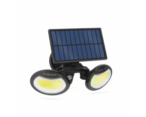 Reflector solar cu senzor de mișcare și cap rotativ - 2 LED-uri COB