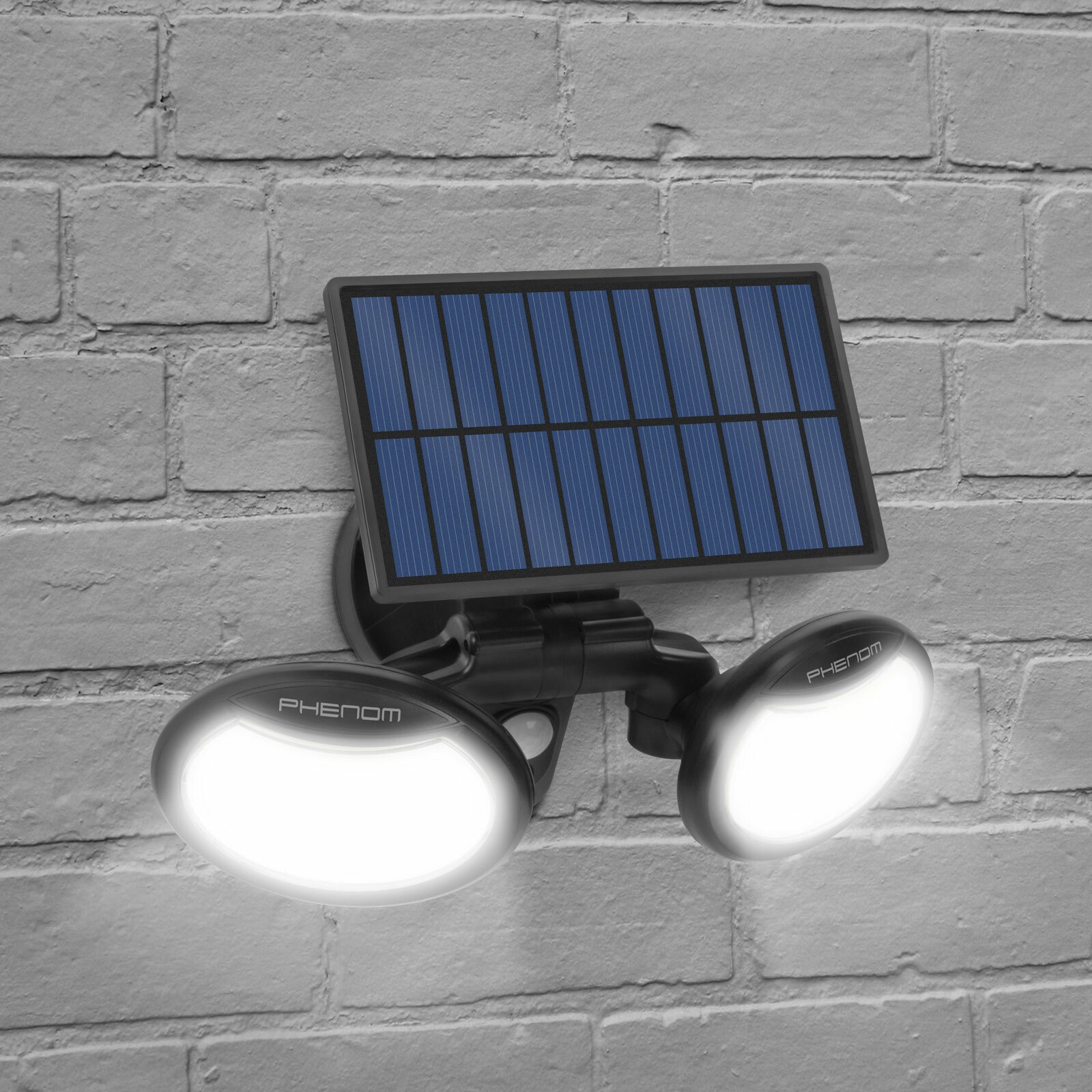 Reflector solar cu senzor de mișcare și cap rotativ - 2 LED-uri COB thumb
