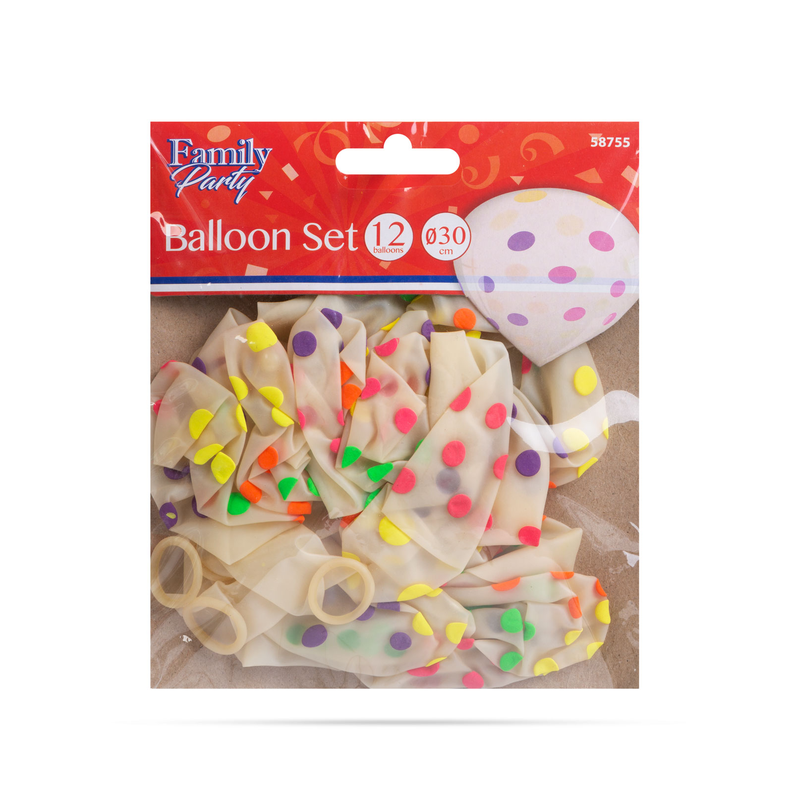 Set baloane cu buline colorate - 12 piese / pachet thumb
