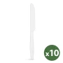 Set cuțite biodegradabile, reutilizabile - 10 piese / pachet