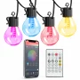 Șir de lumini inteligente - LED RGB 25 db - 17,5 m - bluetooth, 100-240V, 7W