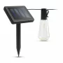 Șir lumini solare cu LED - model bec - 30 LED-uri - 180 cm