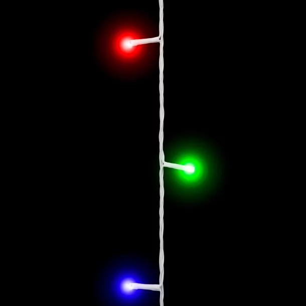 Șir luminos - 50 LEDuri colorate - alimentat de la rețea - 5 m - 8 programe