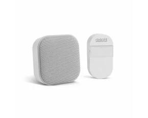 Sonerie wireless 2 în 1 și lumină de noapte - Kinetic - alb