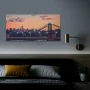 Tablou decorativ cu LED - „New York” - 2 x AA, 38 x 78 cm