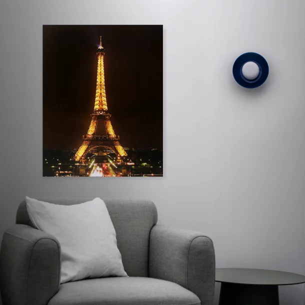 Tablou decorativ cu LED - „Turnul Eiffel” - 2 x AA, 38 x 48 cm