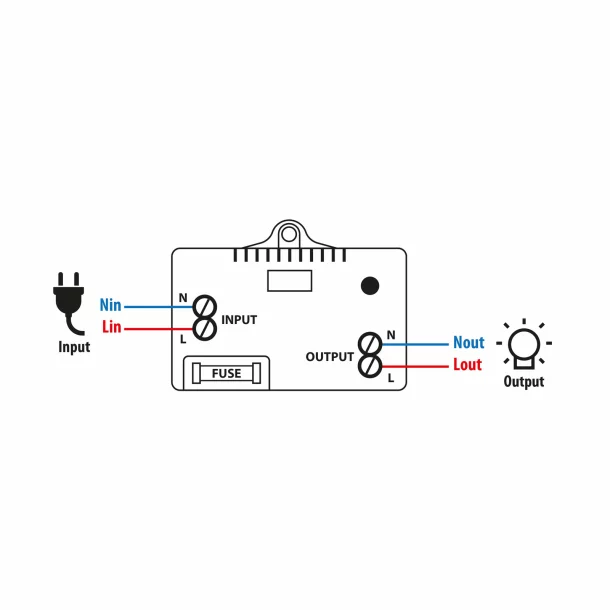 Unitate de comandă întrerupător KINETIC fără fir - 110 - 230 V AC