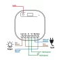 Unitate de control a comutatorului Smart-Kinetic - 100-240V AC, max 15A - Amazon Alexa, Google Home, IFTTT