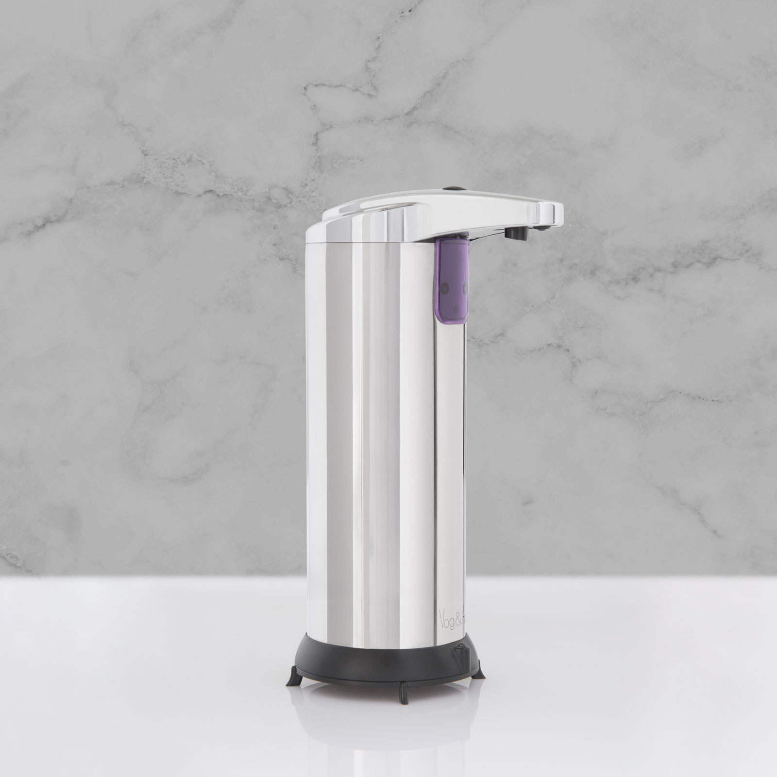 Vog und Arths - Dozator automat de săpun lichid - 220 ml- stand alone, cu baterie, crom lucios thumb