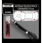 4Cars teleszkópos antenna - 74 cm - Krómozott