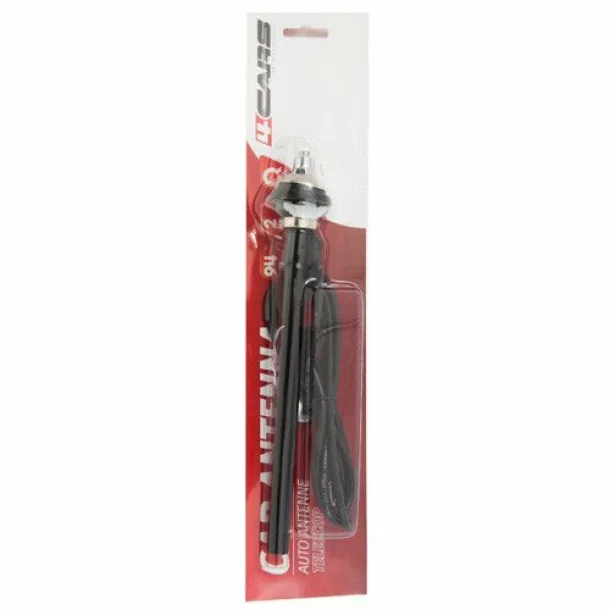 4Cars telescopic antenna - 74 cm - Chrome