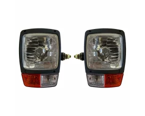 Headlight with turn and position signaling lights, for agricultural machinery, 12V, 2pcs, Left/Right