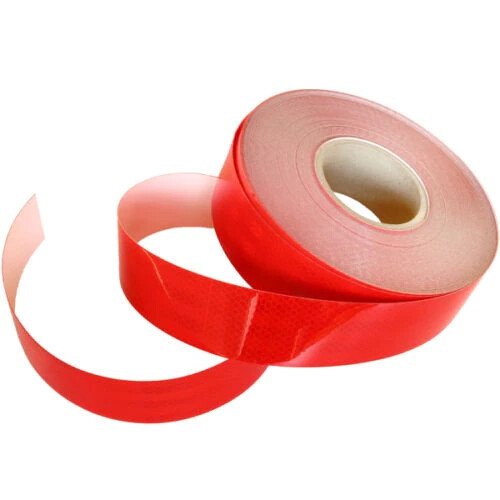 Reflective truck contour film for rigid surface (Roll) 1pc - Red continuous thumb