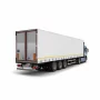 Reflective truck contour foil for tarpaulin (Roll) 1pc, 46m - Yellow segmented