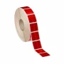 Reflective truck contour foil for tarpaulin (Roll) 1pc, 46m - Red segmented