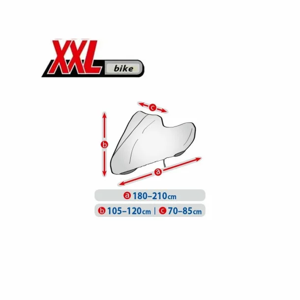 Basic Garage kerékpár ponyva, 180-210cm - XXL Bike vízálló