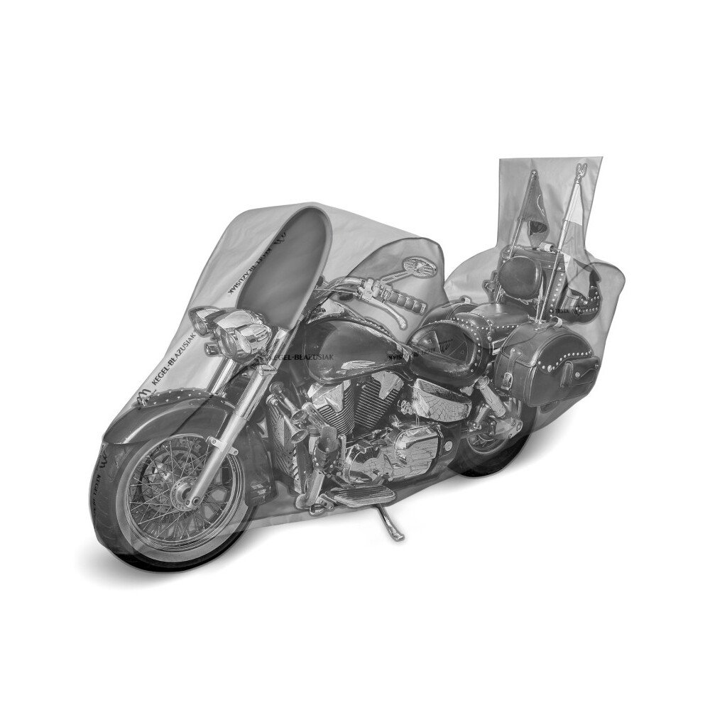 Basic Garage motorkerékpár ponyva, 245-270cm - Chopper Box thumb
