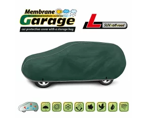Membrane Garage komplet autótakaró ponyva, teljesen vízálló és légáteresztő - L - SUV/Off-Road