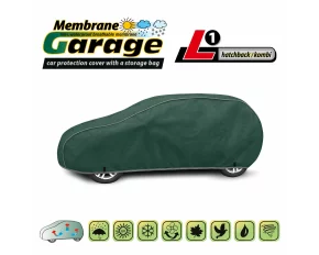 Membrane Garage komplet autótakaró ponyva, teljesen vízálló és légáteresztő - L1 - Hatchback/Kombi