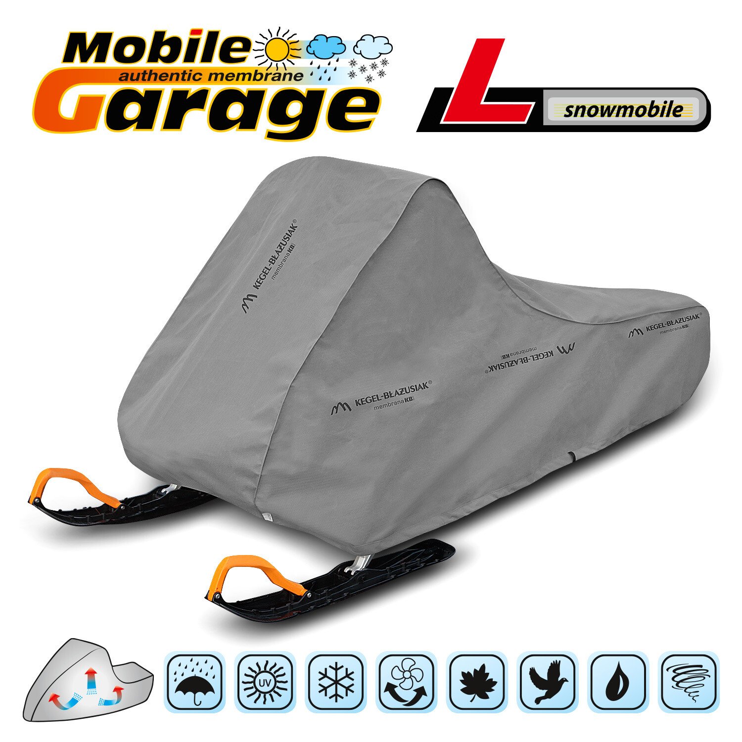 Prelata snowmobil Mobile Garage - L - 310x90x127cm thumb